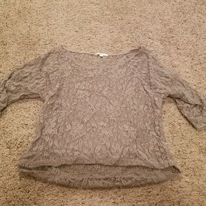 Lace layering top medium